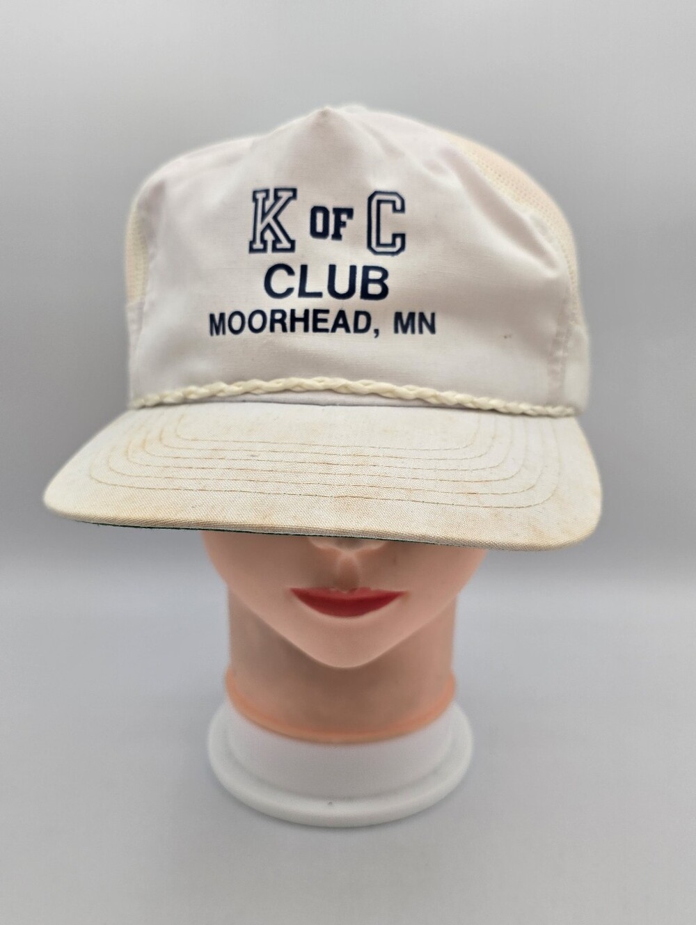 Vintage Youngan K Of C Club Moor Head Minnesota Adjustable Snapback Hat